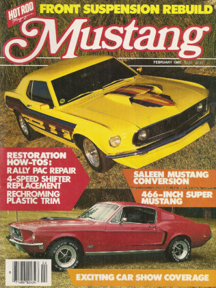 MUSTANG by HOT ROD 1987 FEB - ROUSH, CHRISMAN, SALEEN